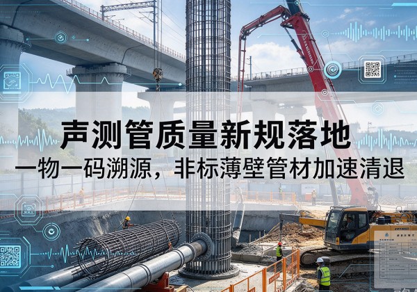 象山声测管质量新规落地，一物一码溯源，非标薄壁管材加速清退